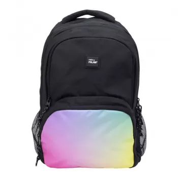 Ghiozdan scoalar negru, Sunset, 4 fermoare, 46.5 cm Milan -2