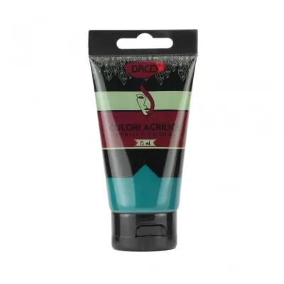 Culori acril 75ml DACO CU375VT Verde Turquise-img