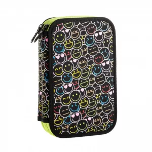 Penar negru neechipat cu 2 fermoare, Emoji Bubbles Daco PE284-1-IMG-nav