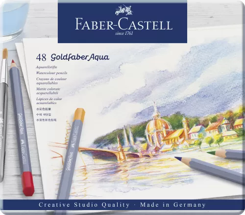 22-Creioane-colorate-aquarelle-48-culori-goldfaber-cut.-Metal-faber