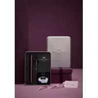 Set stilou cu calimara cerneala si convertor, Berry, Grip 2011 Faber-Castell-3-IMG-slider-mobile