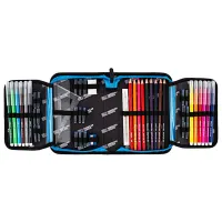Penar echipat baieti, 1 compartiment cu 2 extensii, Baseball Daco PE1980E-3-IMG-slider-mobile