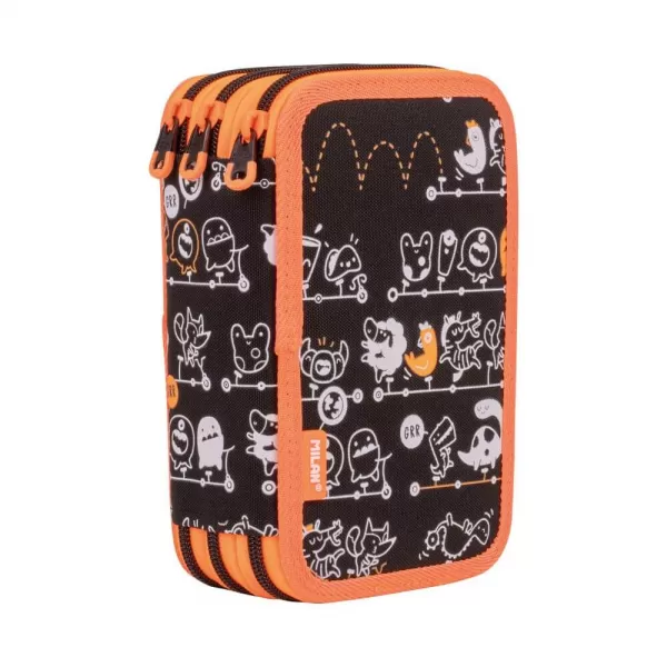 Penar cu 3 fermoare, echipat cu 49 de piese, negru seria Tandem Milan-1-IMG-slider