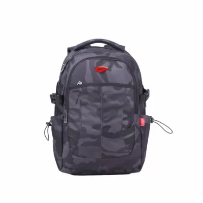 Ghiozdan adolescenti cu sectiune laptop, albastru, imprimeu camuflaj 48 cm Daco GH648-img