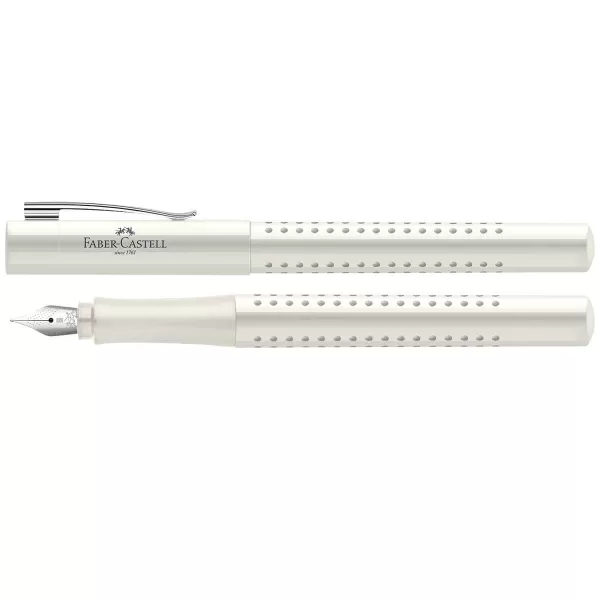 Stilou Faber-Castell grip 2010 alb cocos, penita B-3-IMG-slider