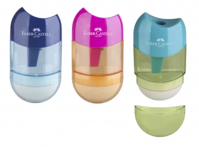 Ascutitoare plastic cu radiera trend 2019 Faber-Castell-img
