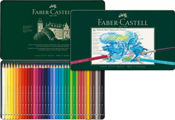 Creioane colorate acuarela 36 culori a. Durer Faber-Castell-2-IMG-slider