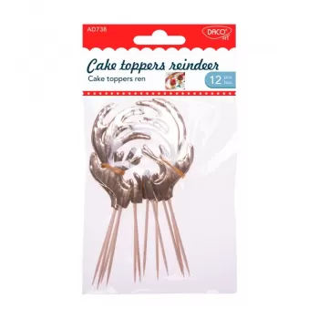 Accesorii craft - Cake toppers corniţe ren DACO AD738-1