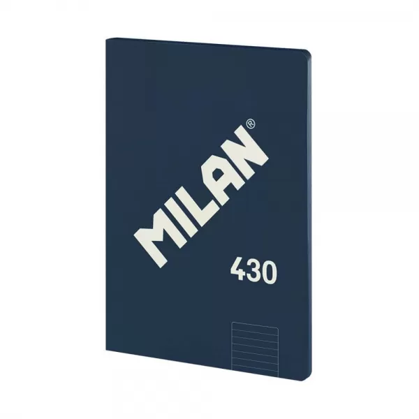 Caiet studentesc premium Milan, 48 file, hartie 95g/mp, dictando, coperta albastra-1-IMG-slider
