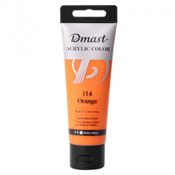 Culori acrilice profesionale, 75 ml, portocaliu Dmast by Pebeo-1