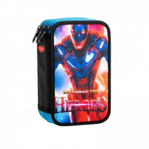 Penar cu 3 fermoasre baieti, echipat cu 46 de piese Heroes Daco PE3031E-1-IMG-nav