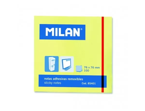 Bloc notes adeziv 76 x 76 galben pal MILAN-1-IMG-slider