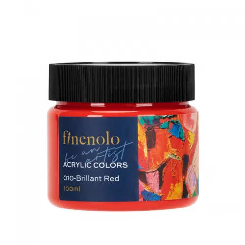 4-Culori-acrilice-100-ml-~-Rosu-~-Finenolo-Deli