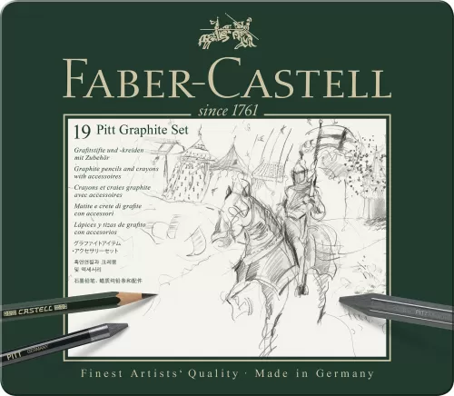 21-Set-pitt-monochrome-grafit-19-buc-Faber~Castell