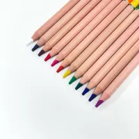 Set creioane colorate, 12 culori, corp natur cilindric Daco CC412A-2-IMG-slider-mobile