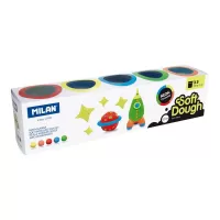 Plastilina usoara neon, 5 culori, 710 gr. Milan-1-IMG-slider-mobile