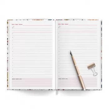 Agenda A5 nedatata, 208 pagini, Mandala Tiles-2