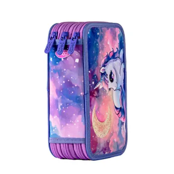Penar fete si fetite, 3 compartimente, neechipat Unicorn Daco PE3035-2