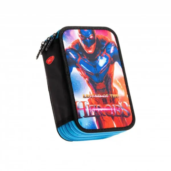 Ghiozdan baieti clasa 0 cu penar echipat asortat Heroes Daco-4-IMG-slider