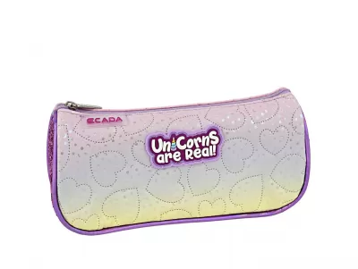 Penar etui argintiu Unicorns are real, 1 fermoar Ecada 786019-img