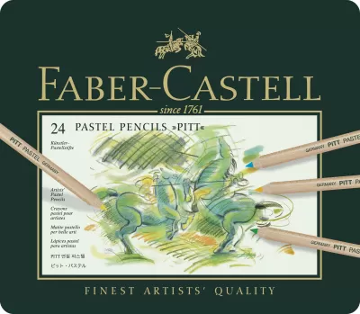 Creioane pastel pitt 24 culori Faber-Castell-img