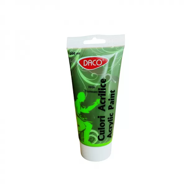 Culori acrilice - Verde fluorescent 200 ml Daco CU3200VFL-1-IMG-slider