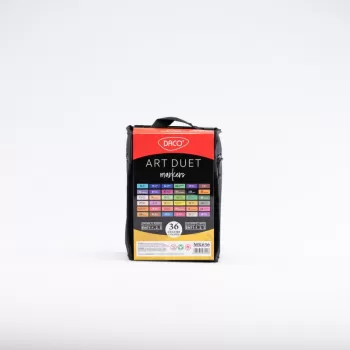 Marker grafic cu 2 capete Art Duet 36 culori Daco MK636-2