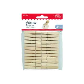 Accesorii craft - cârlige lemn 4,8 cm AD360 -1