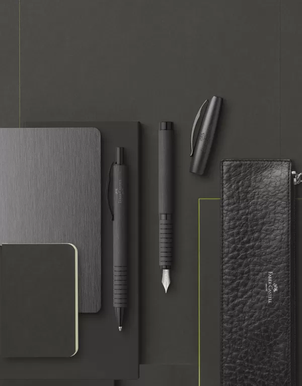 Stilou essentio aluminium negru m Faber-Castell-3-IMG-slider