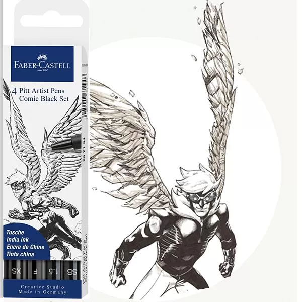 Pitt artist pen set 4 comic negru Faber-Castell-2-IMG-slider