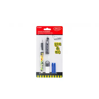 Stilou cerneala termosensibila You and Me negru Daco ST300N-1