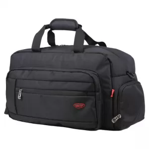 Geanta voiaj mica, 5 fermoare, neagra, 50 cm Daco GL197-2-IMG-nav