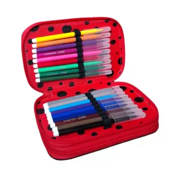 Penar 3 compartimente, echipat cu 46 de piese, Ladybug Daco PE3020E-4