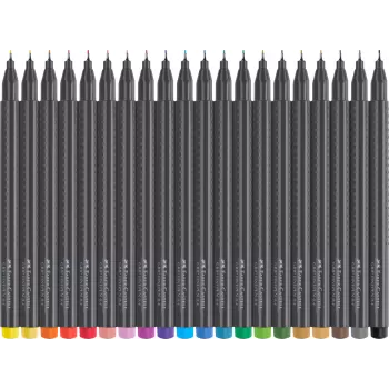 Liner grip 0.4 mm set 20 culori Faber-Castell-2