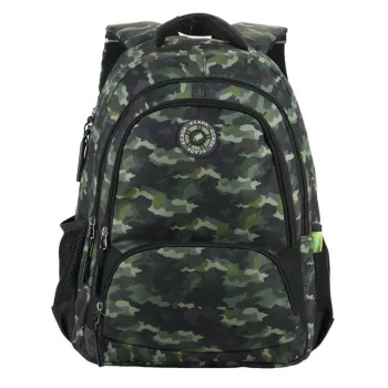 Ghiozdan 46 cm, verde army, gimnaziu si liceu Ecada 61497-1