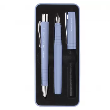 Set pix si stilou Faber-Castell lila Poly-1