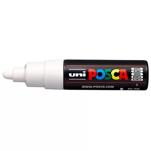 20-Posca-marker-alb-UNI_-varf--conic-gros_-4.5~5.5-mm_-PC~7M