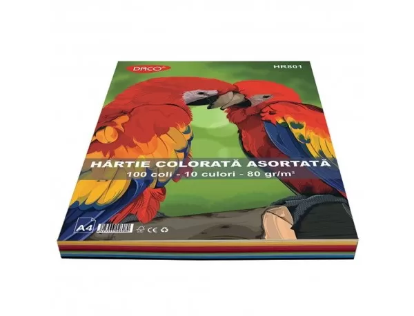 Hârtie colorată HR801 A4 100 coli 10 cul DACO 80g/mp-1-IMG-slider