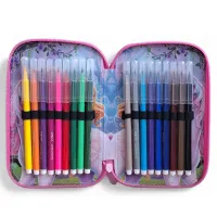 Penar 3 compartimente fete, echipat 46 piese, Princess Unicorn Daco PE3034E-5-IMG-slider-mobile