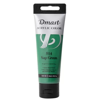 Culori acrilice profesionale, 75 ml, verde sap Dmast by Pebeo-img