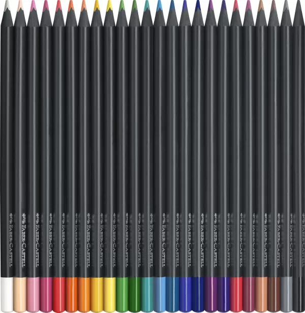 Creioane colorate 24 culori black edition Faber-Castell-3-IMG-slider