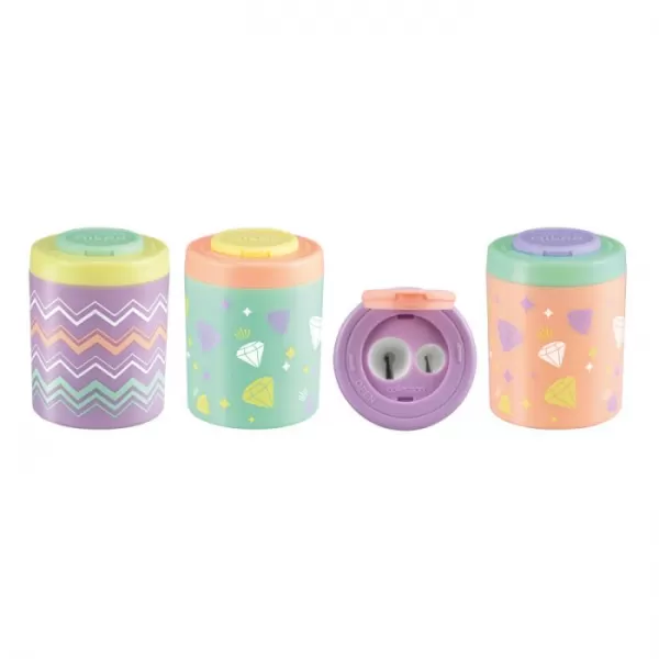 Ascuţitoare plastic dublă cu container SUGAR MILAN-1-IMG-slider