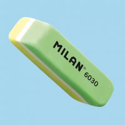 Radiera tesita bicolora din plastic MILAN 6030-img