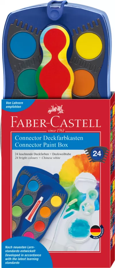 Acuarele 24 culori albastre connector Faber-Castell-img