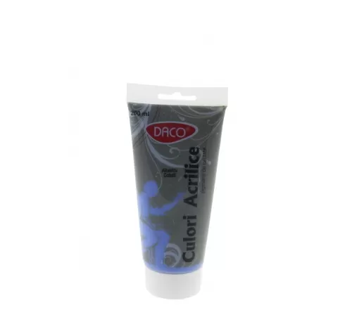 18-Culori-acrilice-200-ml-~--Albastru-Cobalt-~-DACO-CU3200