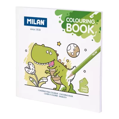 Carte de colorat 4+ Dino Land Milan-img