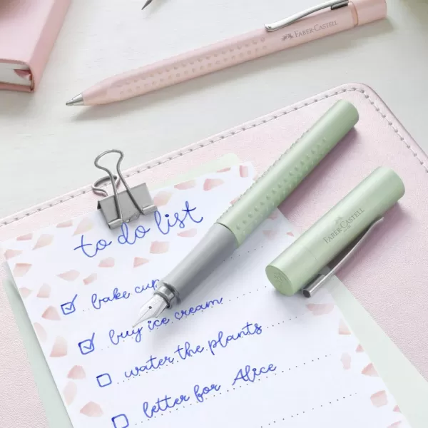 Stilou Faber-Castell Grip 2011 pearl menta, penita F-3-IMG-slider