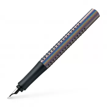 Stilou grip 2011 glam silver f Faber-Castell-2