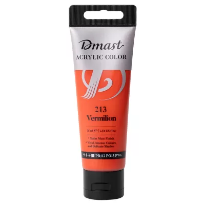 Culori acrilice profesionale, 75 ml, rosu vermilion Dmast by Pebeo-img