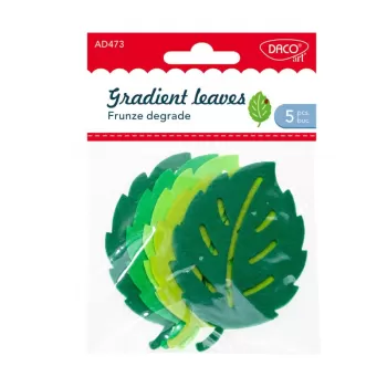 Accesorii craft - frunze mari fetru Daco AD473-1